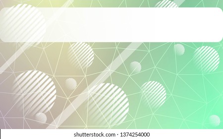 Modern geometrical abstract background with triangles, line, circle, space for text elements Template for wallpaper, interior design, decoration, scrapbooking page. Vector illustration