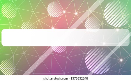 Modern geometrical abstract background with triangles, line, circle, space for text elements Template for wallpaper, interior design, decoration, scrapbooking page. Vector illustration