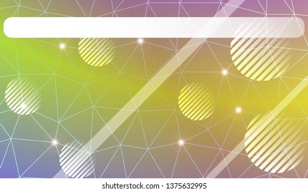 Modern geometrical abstract background with triangles, line, circle, space for text elements For textures or wallpaper. Vector illustration. Light Gradient Abstract Background