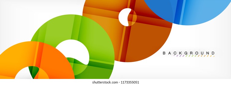 Modern geometrical abstract background, vector illustration