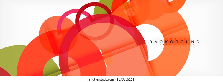 Modern geometrical abstract background, vector illustration