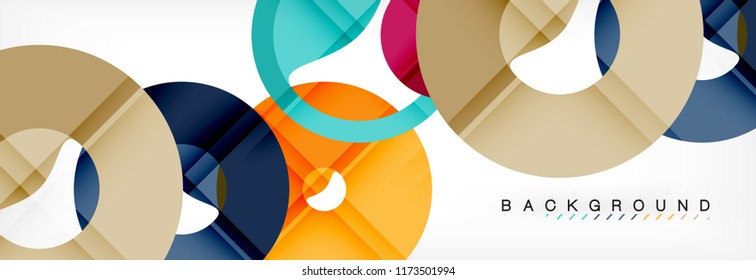 Modern geometrical abstract background, vector illustration