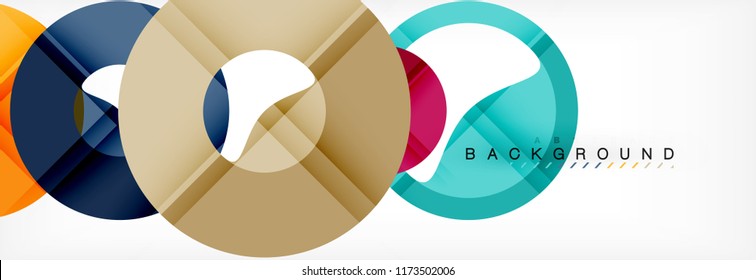 Modern geometrical abstract background, vector illustration
