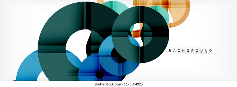 Modern geometrical abstract background, vector illustration