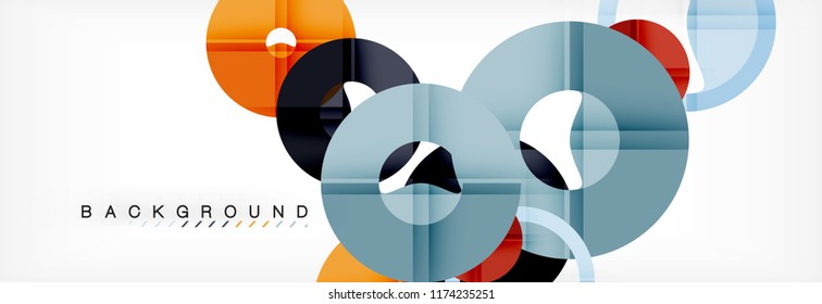 Modern geometrical abstract background, vector illustration