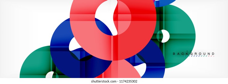 Modern geometrical abstract background, vector illustration