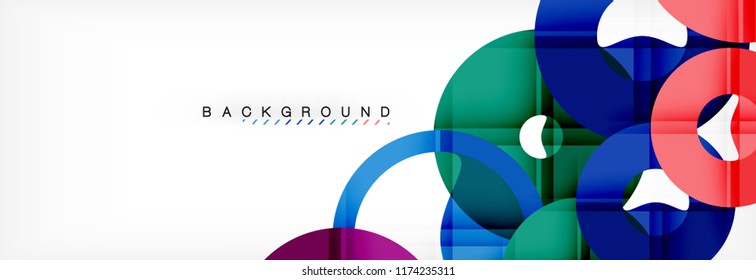 Modern geometrical abstract background, vector illustration