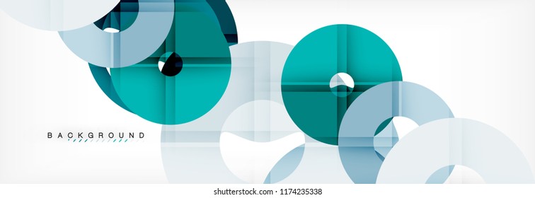 Modern geometrical abstract background, vector illustration