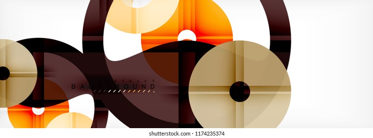 Modern geometrical abstract background, vector illustration