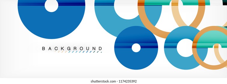 Modern geometrical abstract background, vector illustration