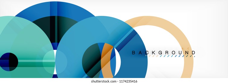 Modern geometrical abstract background, vector illustration