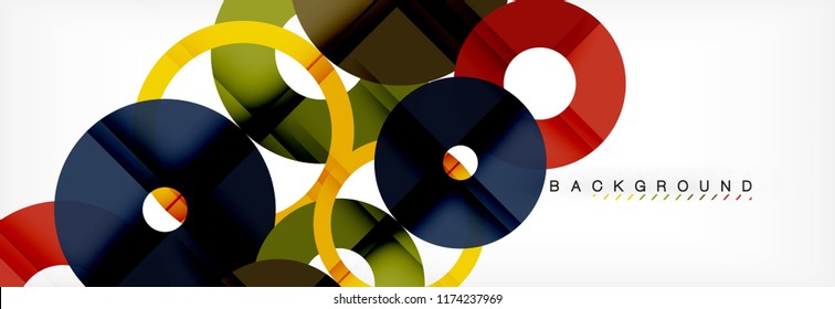 Modern geometrical abstract background, vector illustration
