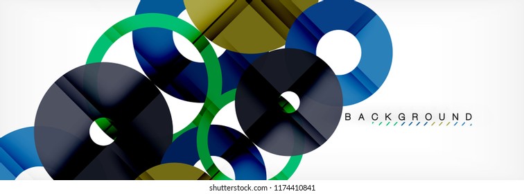 Fondo abstracto geométrico moderno, ilustración vectorial