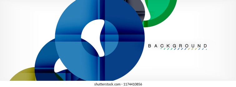 Modern geometrical abstract background, vector illustration