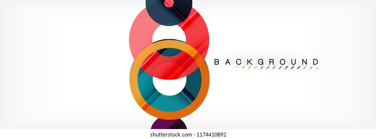 Modern geometrical abstract background, vector illustration