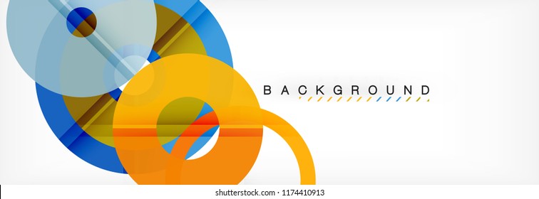 Moderner, geometrischer abstrakter Hintergrund, Vektorgrafik