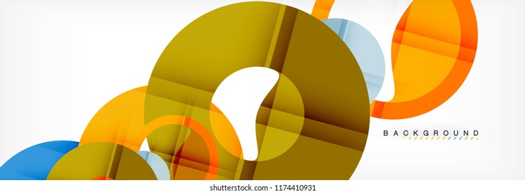 Moderner, geometrischer abstrakter Hintergrund, Vektorgrafik