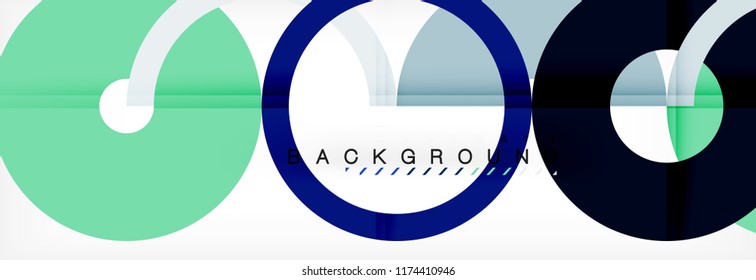 Modern geometrical abstract background, vector illustration