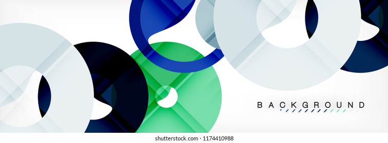 Modern geometrical abstract background, vector illustration
