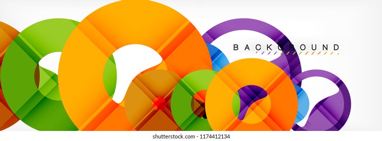 Modern geometrical abstract background, vector illustration