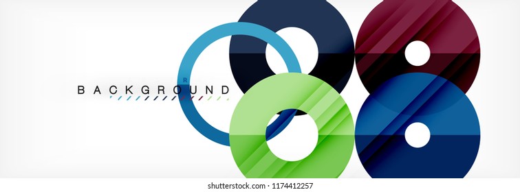 Modern geometrical abstract background, vector illustration
