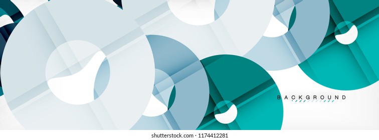 Modern geometrical abstract background, vector illustration