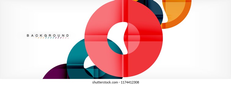 Fondo abstracto geométrico moderno, ilustración vectorial