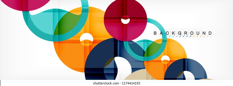 Modern geometrical abstract background, vector illustration