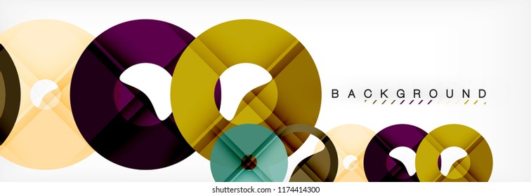 Modern geometrical abstract background, vector illustration