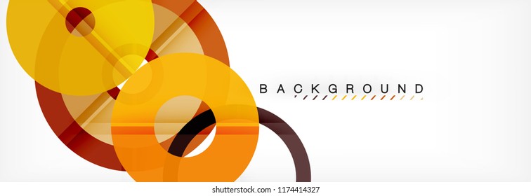 Modern geometrical abstract background, vector illustration