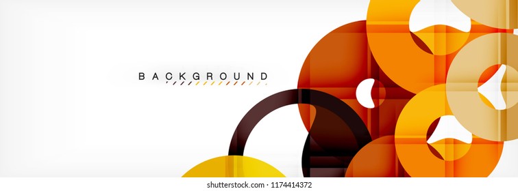 Modern geometrical abstract background, vector illustration