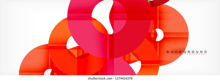 Modern geometrical abstract background, vector illustration