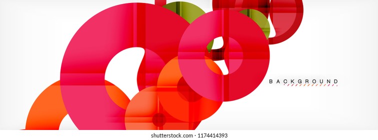 Modern geometrical abstract background, vector illustration