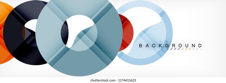 Modern geometrical abstract background, vector illustration