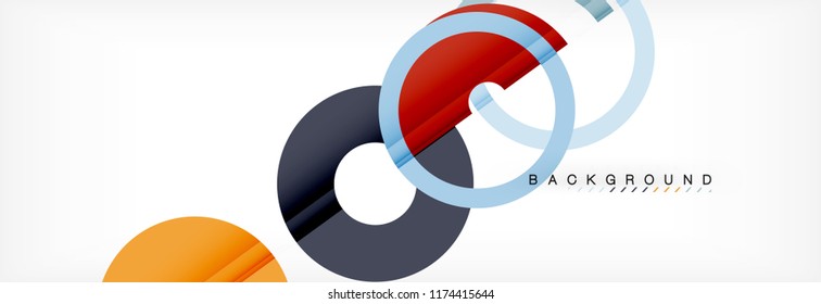 Modern geometrical abstract background, vector illustration