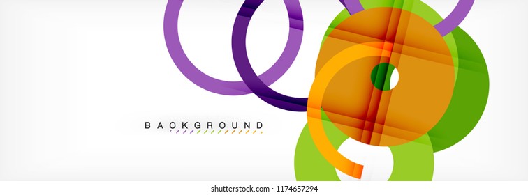 Modern geometrical abstract background, vector illustration