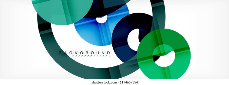 Fondo abstracto geométrico moderno, ilustración vectorial