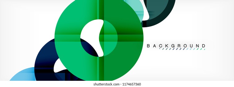 Modern geometrical abstract background, vector illustration