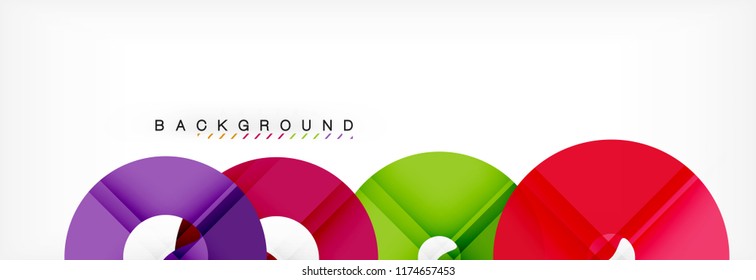 Modern geometrical abstract background, vector illustration