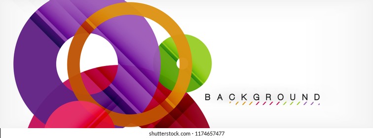 Modern geometrical abstract background, vector illustration