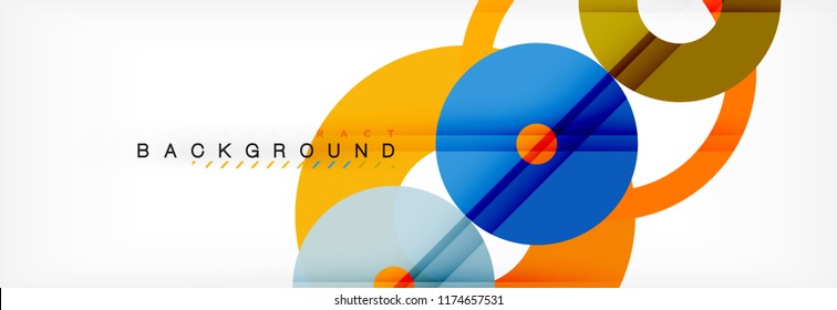 Modern geometrical abstract background, vector illustration
