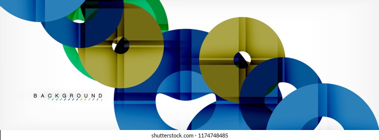 Modern geometrical abstract background, vector illustration