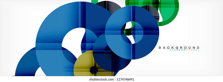 Modern geometrical abstract background, vector illustration