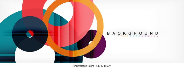 Modern geometrical abstract background, vector illustration