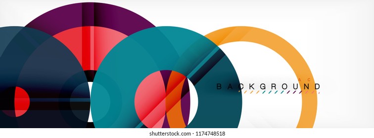Modern geometrical abstract background, vector illustration