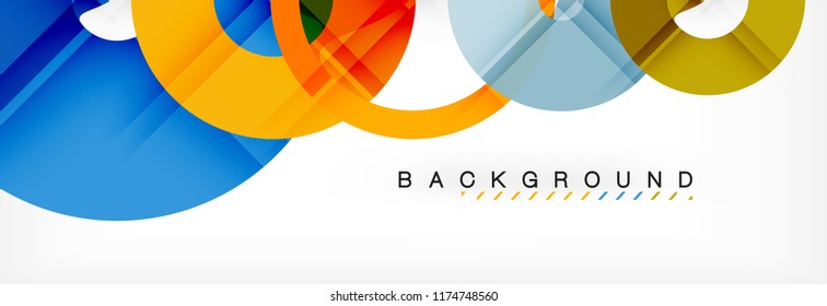 Modern geometrical abstract background, vector illustration