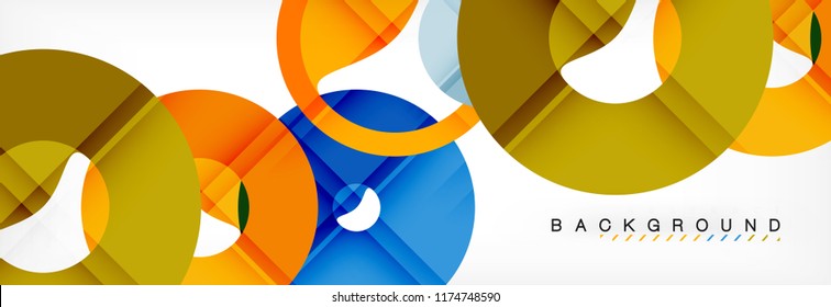 Modern geometrical abstract background, vector illustration