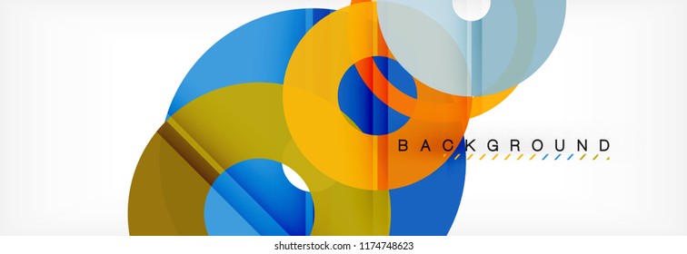 Modern geometrical abstract background, vector illustration