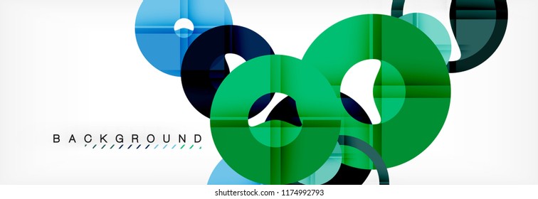Modern geometrical abstract background, vector illustration