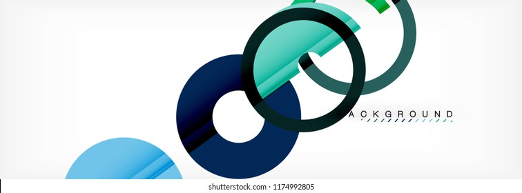Modern geometrical abstract background, vector illustration